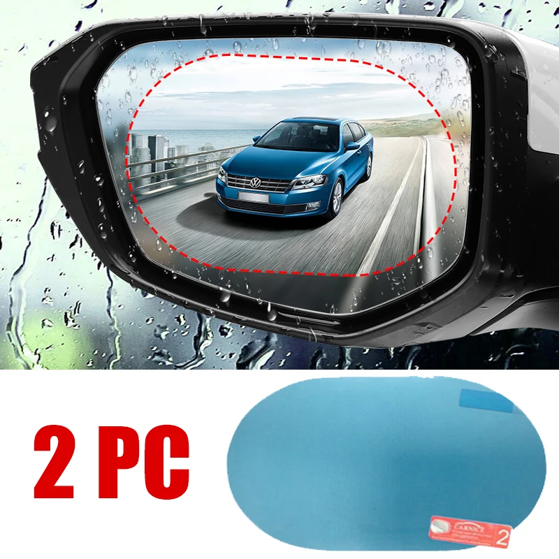 Anti Glare Car Rearview Mirror Film - 2PCS Auto Aufkleber Regendicht Film Für