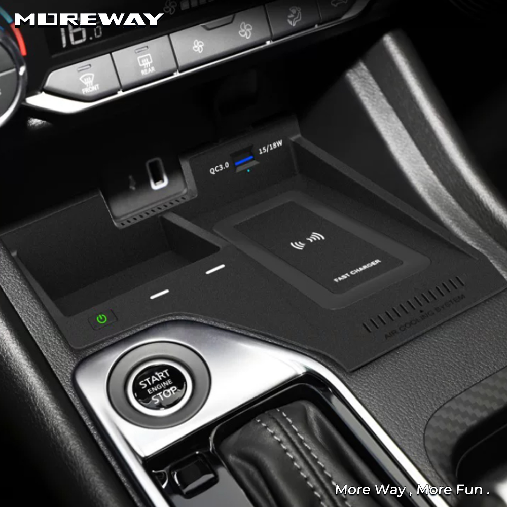 Wireless Car Charger Mount Fast Charging - Auto-Handyhalterung mit kabellosem Ladegerät für schnelles