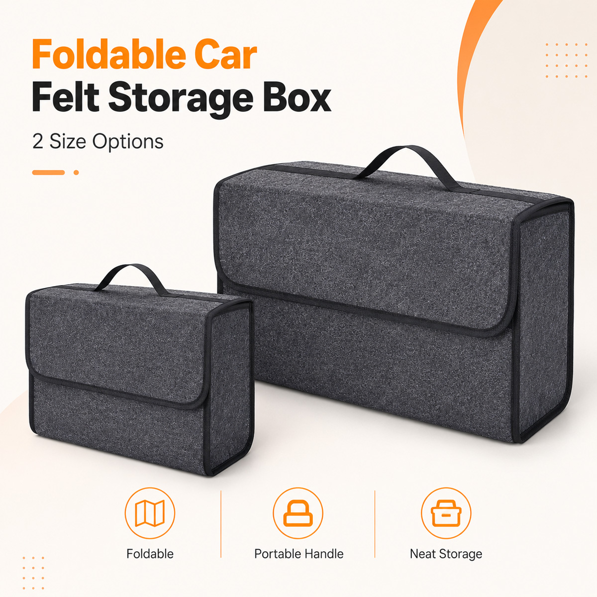 YONGRUN Faltbare Filz-Auto-Auf – Car Trunk Organizer Foldable Storage Box Bewertung und Preis