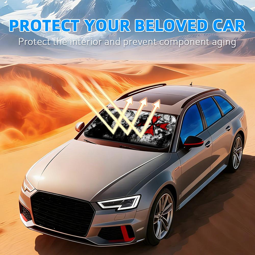 Horrorfilm-Regenschirm Sonnens – Car Sunshade Windshield Umbrella Foldable Bewertung und Preis