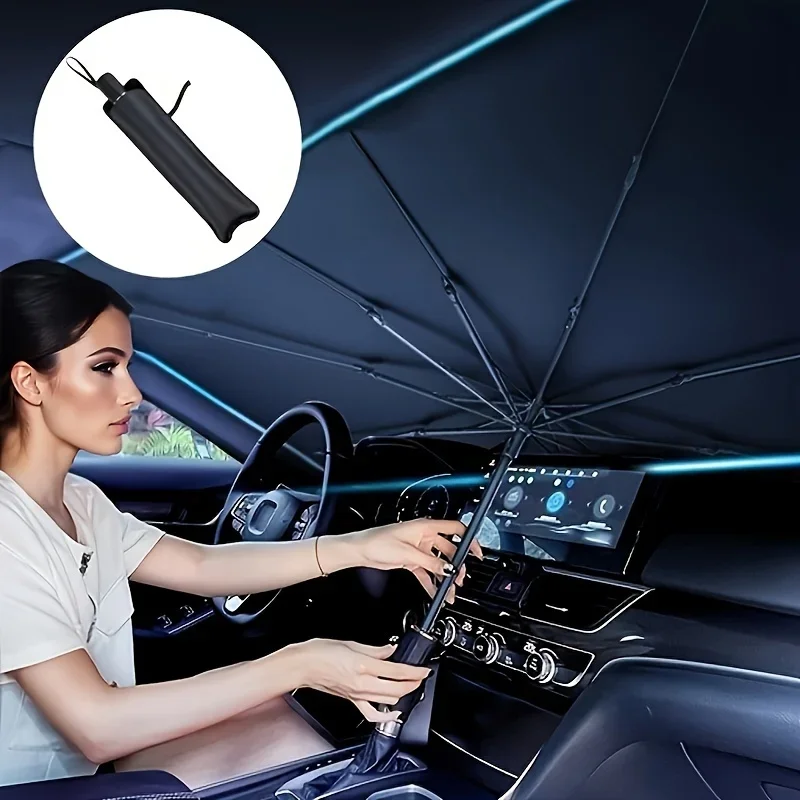 Auto-Windschutzscheiben-Sonnen – Car Sunshade Windshield Umbrella Foldable Bewertung und Preis