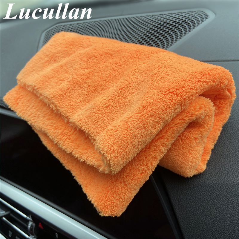 Lucullan 40 x 40 cm orangefarb – Microfiber Car Drying Towel Super Absorbent Bewertung und Preis